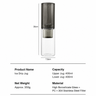 Yozcoffee ice drip jug dimension chart and product specification graphic