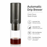 Adjustable Flow Ice Drip Cold Brew Coffee Maker: adjustable maker automatic