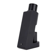 Rear view of the black Yozcoffee M20L electric burr coffee grinder