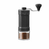 Yozcoffee Glass Jar Coffee Grinder Manual 40-Setting Ceramic Burr