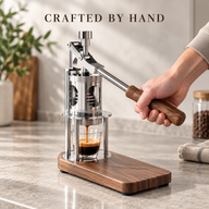 Manual Lever Espresso Maker – 51/58mm, Walnut Base - Vorschaubild 8
