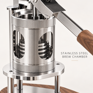 Manual Lever Espresso Maker – 51/58mm, Walnut Base - Vorschaubild 5