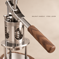 Manual Lever Espresso Maker – 51/58mm, Walnut Base - Vorschaubild 4