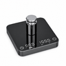 Yozcoffee mini aluminum alloy digital coffee scale with timer weighing a calibration weight