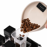 Yozcoffee Coffee Bean Scale Scoop Mini Digital Dosing Tool Beige/Black
