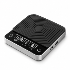 Espressoweegschaal met timer, 0,1 g/2 kg, USB-C