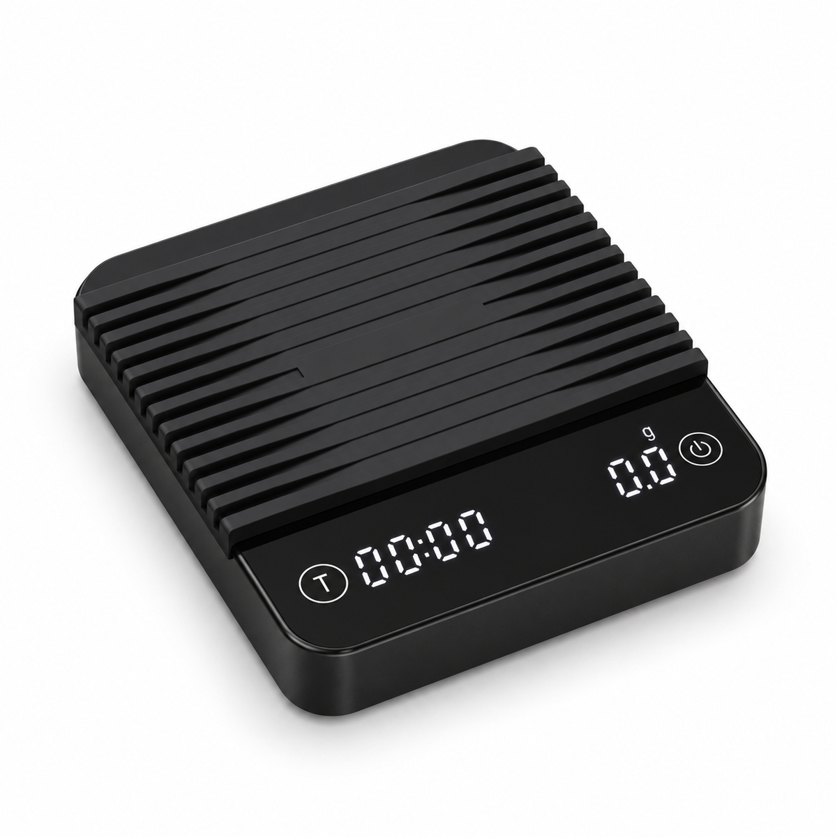 Mini Coffee Scale with Timer – 80mm, 0.1g/1kg, USB-C - immagine del prodotto