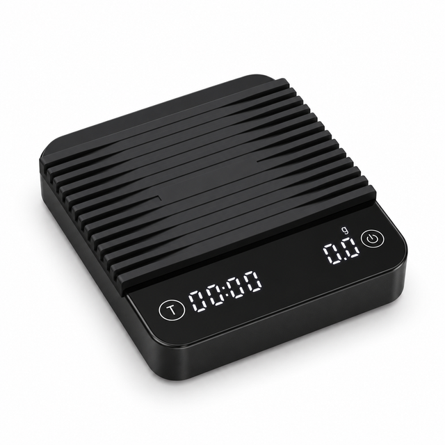 Mini Coffee Scale with Timer – 80mm, 0.1g/1kg, USB-C