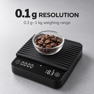 Mini Coffee Scale with Timer – 80mm, 0.1g/1kg, USB-C - miniatura 8