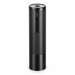 Moulin à café électrique portable - Meules en acier inoxydable, rechargeable par USB-C, noir, NB2024