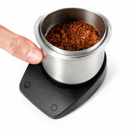 Espresso Coffee Scale 2kg 0.1g Compact Rechargeable: ground cup