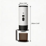 Portable Espresso Maker Brew Capsules or Ground Coffee: dimensions