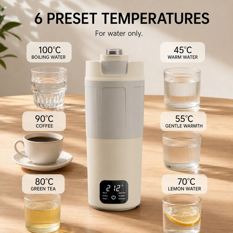 携帯電気ケトル 550 ml｜304ステンレス製の商品画像