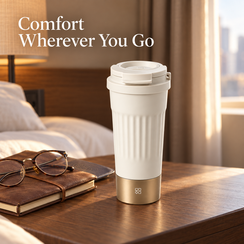 Portable Electric Travel Kettle Cup – 400ml, 6 Temperatures - imagen del producto