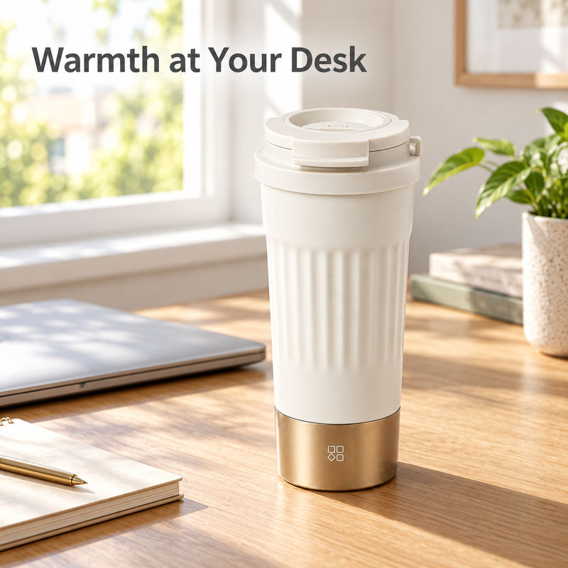 Portable Electric Travel Kettle Cup – 400ml, 6 Temperatures - imagen del producto
