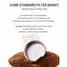 Yozcoffee 51mm filter basket for the portable espresso maker