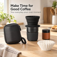Portable Pour-Over Coffee Set – 300ml Cup & Folding Dripperのサムネイル 3