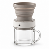 Portable Vacuum Coffee Brewer – 350ml, USB-C Rechargeable - Vorschaubild 1