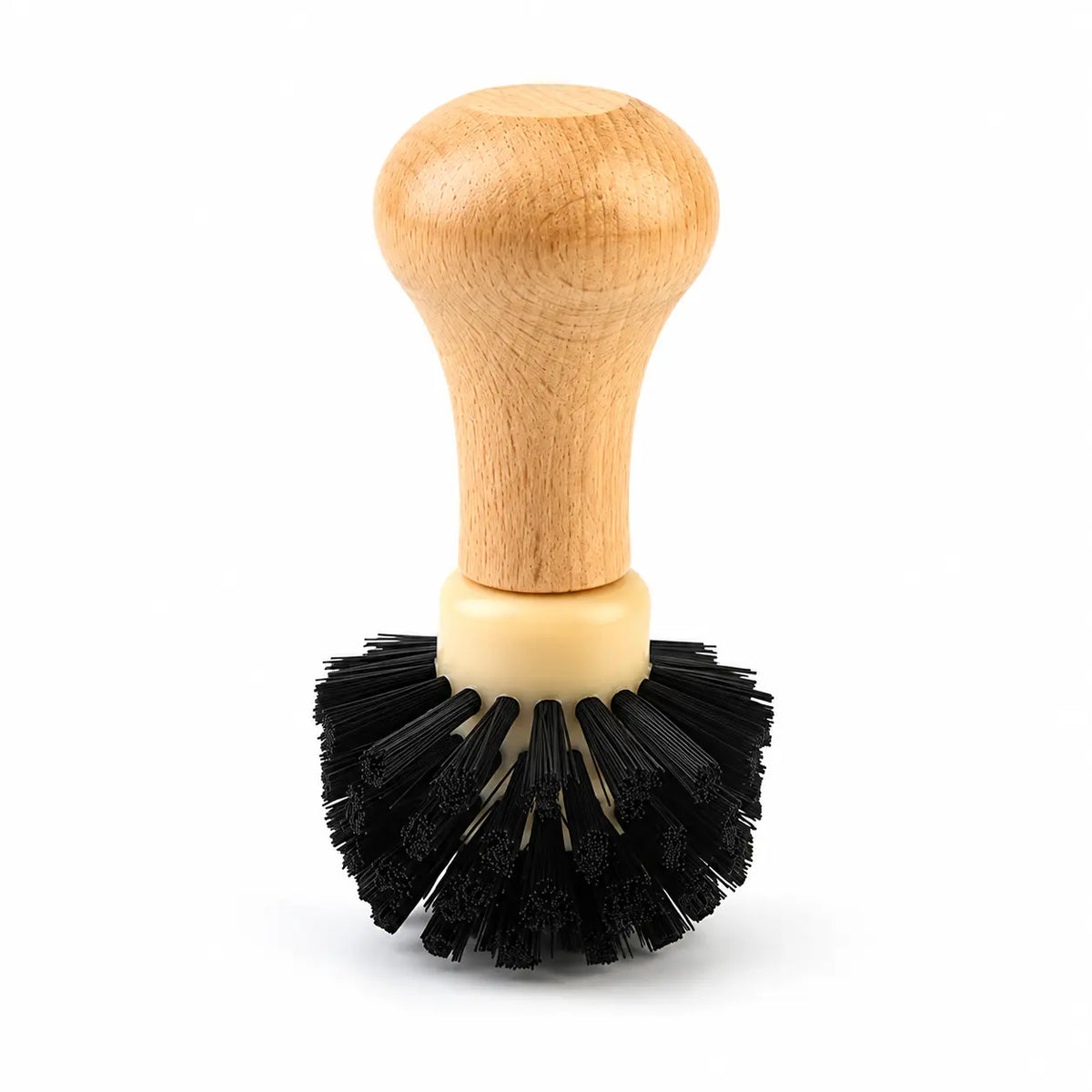 Portafilter Cleaning Brush – Wooden Handle, 51mm & 58mm - imagen del producto