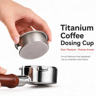Espresso Filter Basket 58mm 18g Pure Titanium 0.2mm: portafilter fit