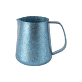Yozcoffee Titanium Milk Frothing Pitcher 420ml with Pointed Spout Blue/Pink/Silver