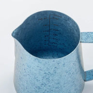 Latte Art Milk Pitcher 420ml Pure Titanium Pointed Spout: yozcoffee pure titanium latte art milk pitcher 420ml point 02