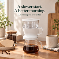 Automatischer Pour-over-Kaffeebereiter mit rotierendem Ausguss – 350 ml, 40 Filter inklusive - Vorschaubild 4