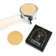 Moka Pot Coffee Filter Paper 53-58mm Wood Pulp 100-Pack: packaging