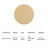 Yozcoffee round wood pulp coffee filter paper material, color, and size overview