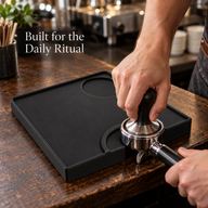 Silicone Espresso Tamping Mat – Black, 20.5 × 15 cm - miniatura 3