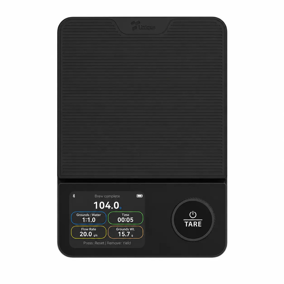 Smart Bluetooth Coffee Scale, 5kg / 0.1g Precision: main display