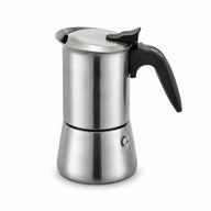 Cafetera italiana de acero inoxidable – 200/300 ml, apta para inducción - miniatura 1