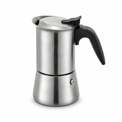 Cafetera italiana de acero inoxidable – 200/300 ml, apta para inducción