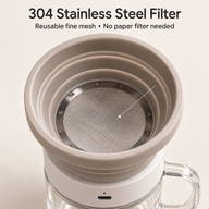 Portable Vacuum Coffee Brewer – 350ml, USB-C Rechargeable - Vorschaubild 4