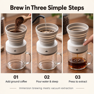 Portable Vacuum Coffee Brewer – 350ml, USB-C Rechargeable - Vorschaubild 8