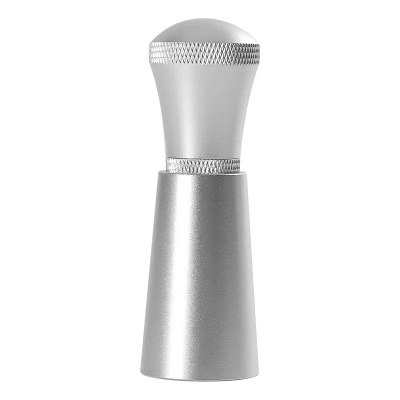 WDT Espresso Distribution Tool 7-Needle Aluminum Alloy: yozcoffee wdt espresso distribution tool 7 needle silver b 03 detail