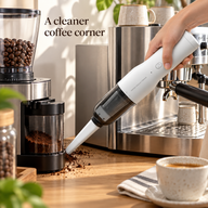 Handheld Coffee Cleaning Vacuum – 50W, 130ml Dust Cup, White - miniatura 3